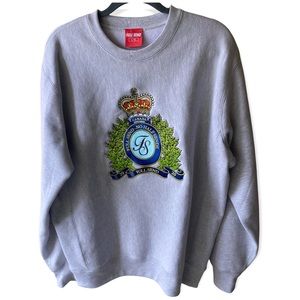 Nelk Full Send Grey Crew Neck Sweater